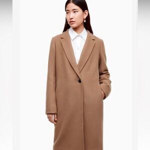 Babaton Stedman Tan Wool Coat XXS